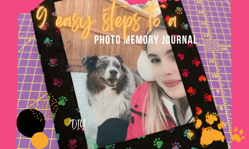 Photo Gift DIY – Photo Memory Journal – Photo Quilt Blocks Blog