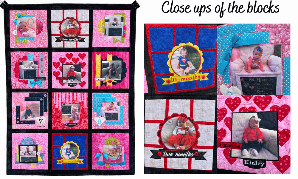 Baby Scrapblocking examples