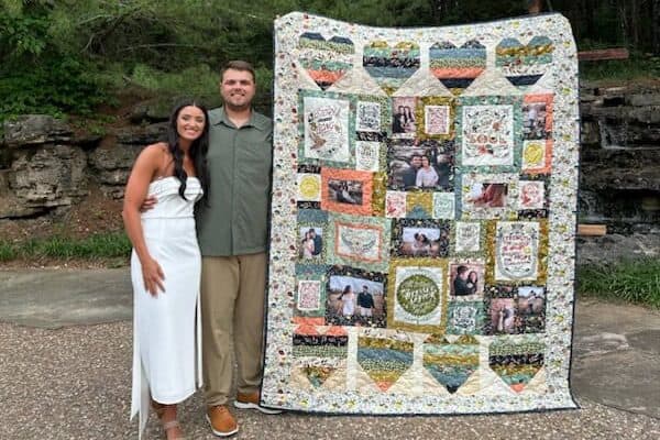 Wedding Memory Phot Quilt