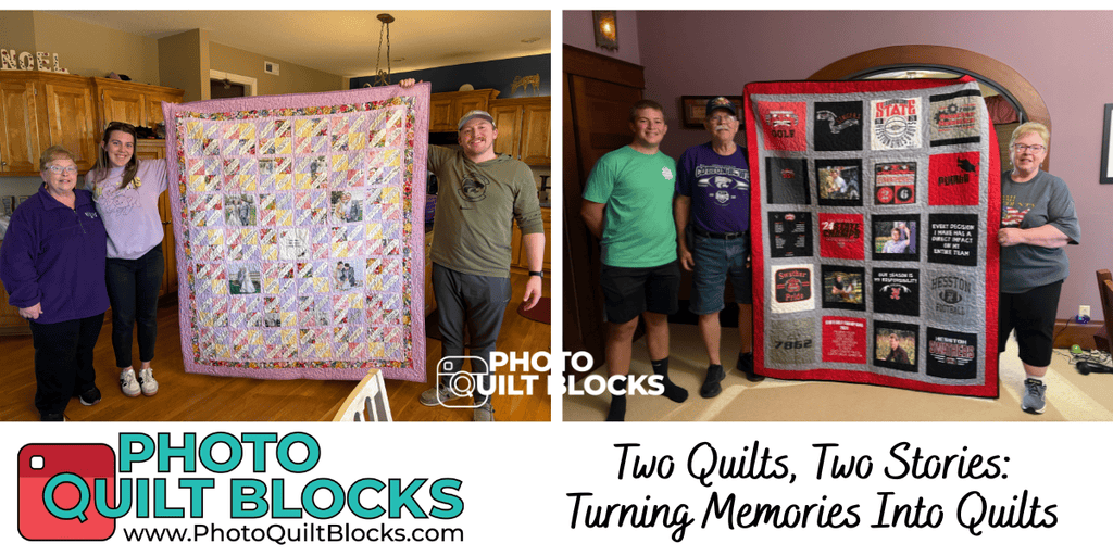 Diane Burnett Photo Quilts for wedding and graduation